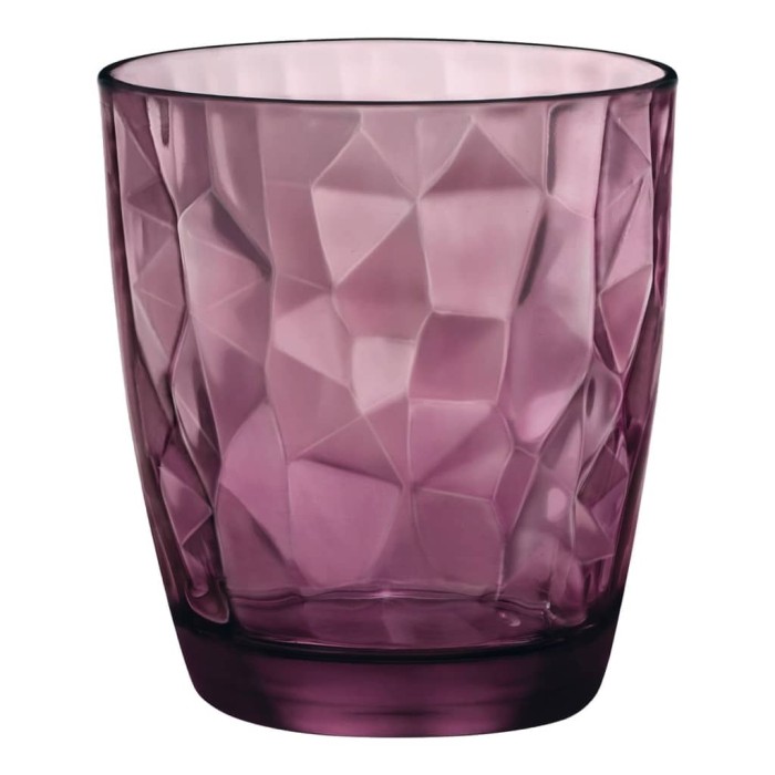 Wasserglas Diamond lila - 39065